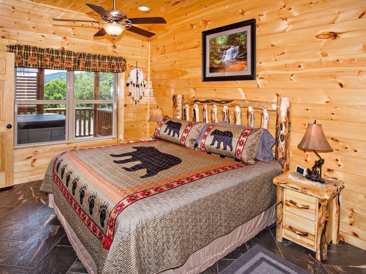 Photo 84 of Bella Vista Lodge | Fire Pit 🔥| Hot Tub | Yard | Views | Owner Managed | Games!