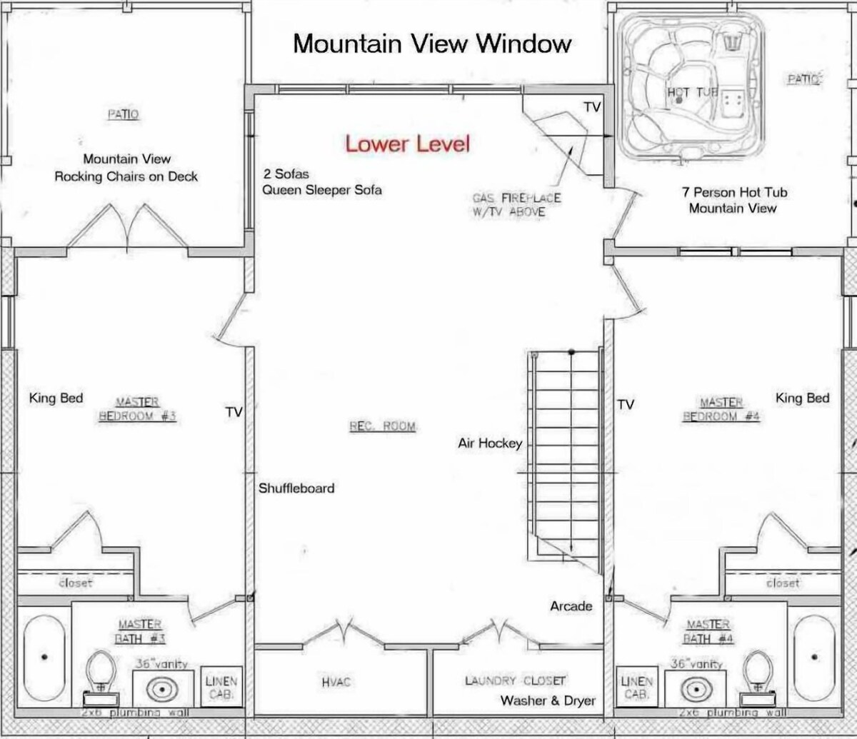 Photo 93 of Bella Vista Lodge | Fire Pit 🔥| Hot Tub | Yard | Views | Owner Managed | Games!