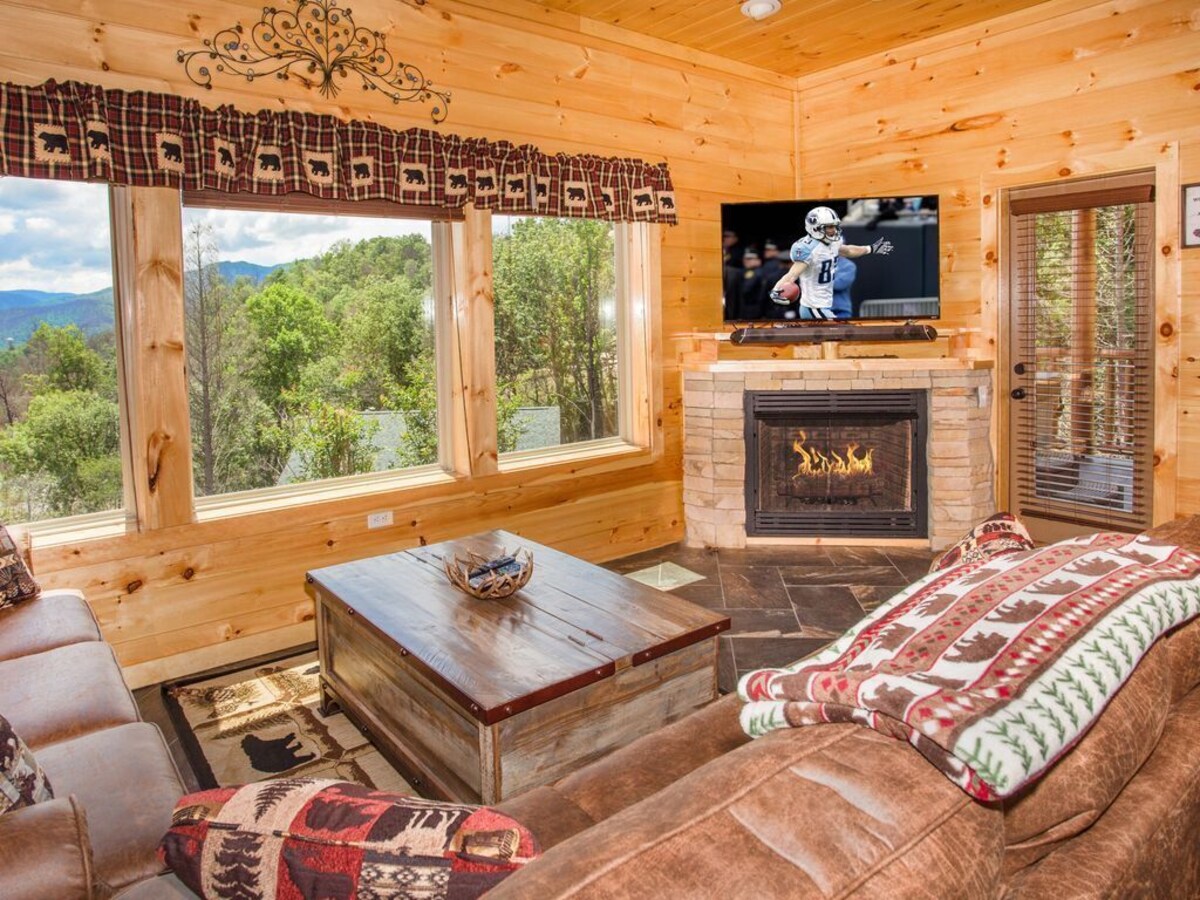 Photo 83 of Bella Vista Lodge | Fire Pit 🔥| Hot Tub | Yard | Views | Owner Managed | Games!