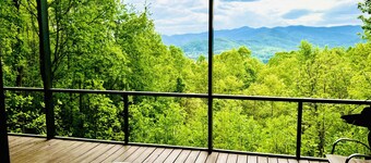 Brown Bear Hideaway, Beautiful Mtn View, Screen Porch, King, 2 miles to town