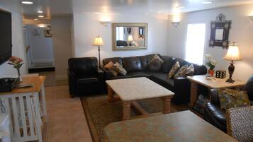 TV, fireplace, DVD player