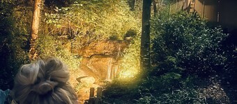 Fantastisk ny luksushytte ... Fantastiske fossefall på en privat skogkledd 3 dekar!