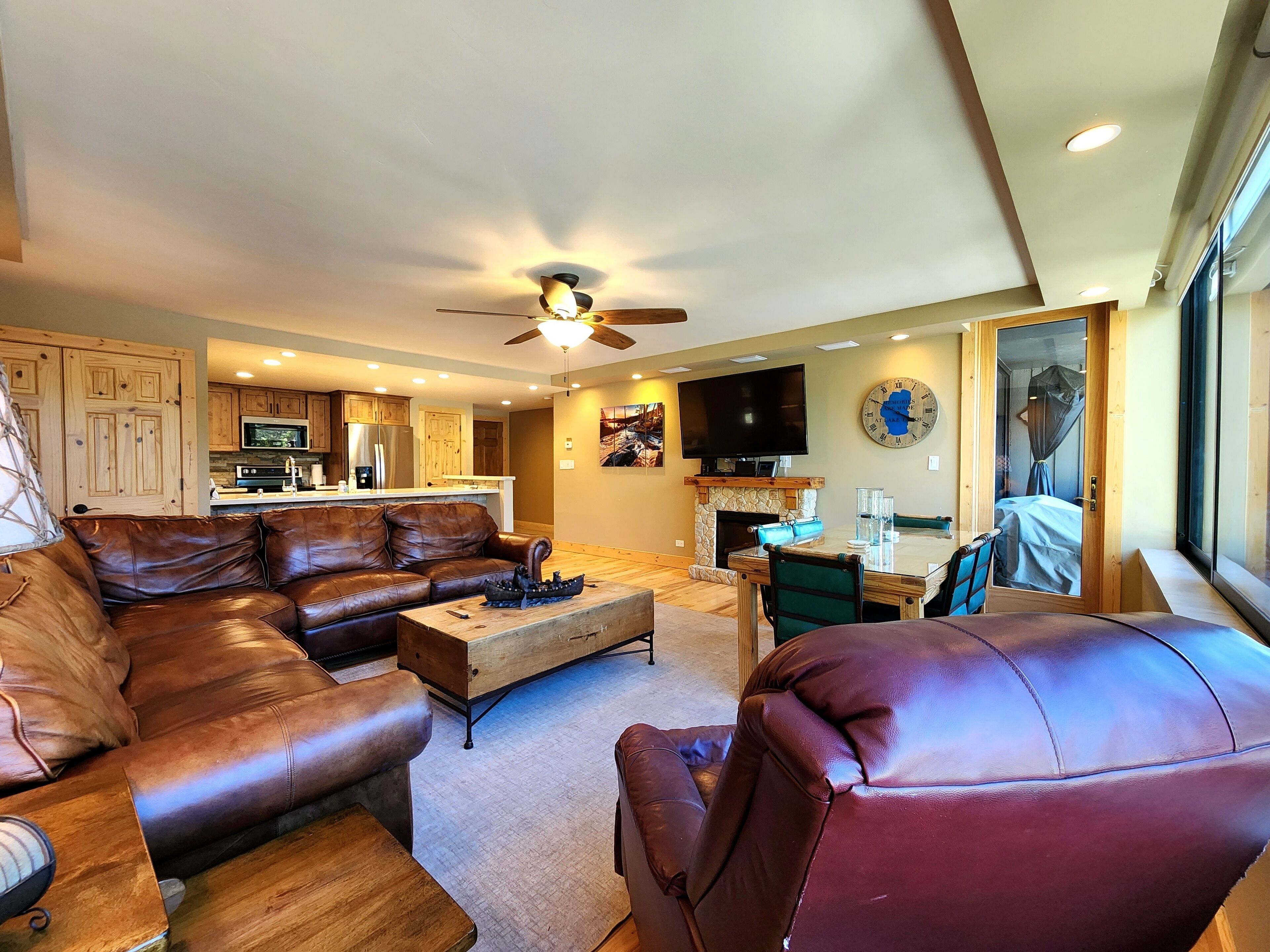 UPDATED BROCKWAY SPRINGS 3 BEDROOM, 2 BATH CONDO ON THE LAKE WITH VIEWS 