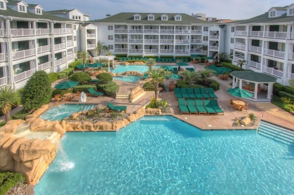 Indoor pool, outdoor pool