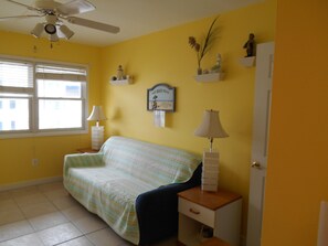TV, DVD player, books - Summer Sands Condo located on the beach in Wildwood Crest (Wildwood Crest)