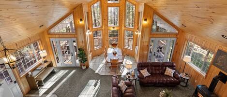 تلفزيون، مدفأة