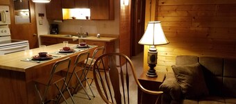 Year round home on WI River/Lake Alice, private dock, on ATV/snowmobile trail.