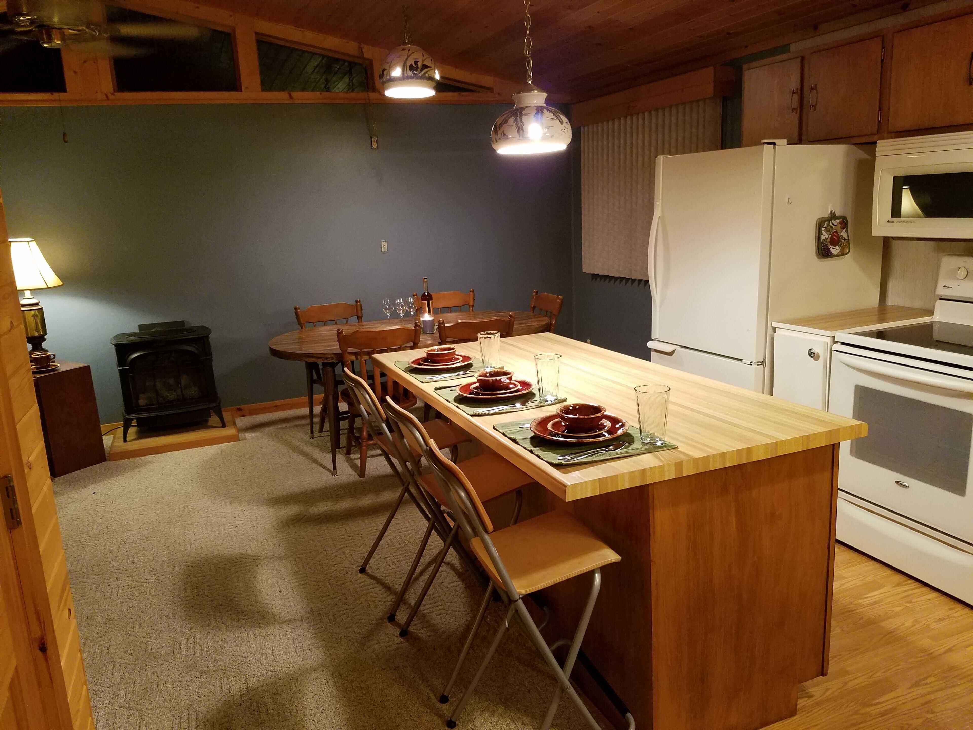 Year round home on WI River/Lake Alice, private dock, on ATV/snowmobile trail.