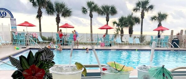 Una piscina riscaldata