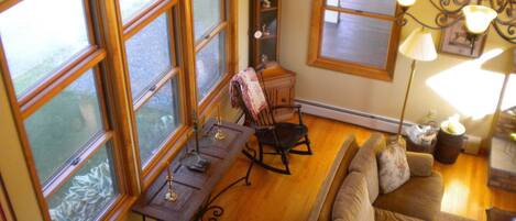 TV, fireplace, DVD player, table football