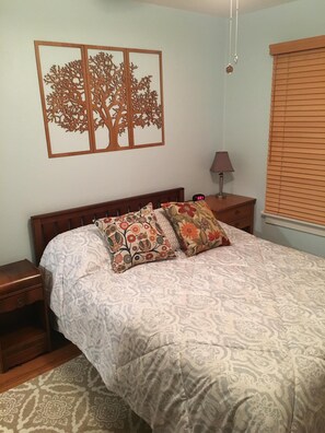 2 dormitorios, tabla de planchar con plancha, wifi y ropa de cama