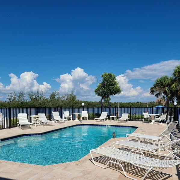 Outdoor pool, a heated pool - Very Nice, Clean Condo on Manasota Key! Close to Everything! (Englewood)