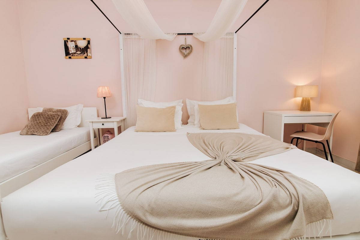 Premium bedding, individually decorated, individually furnished
