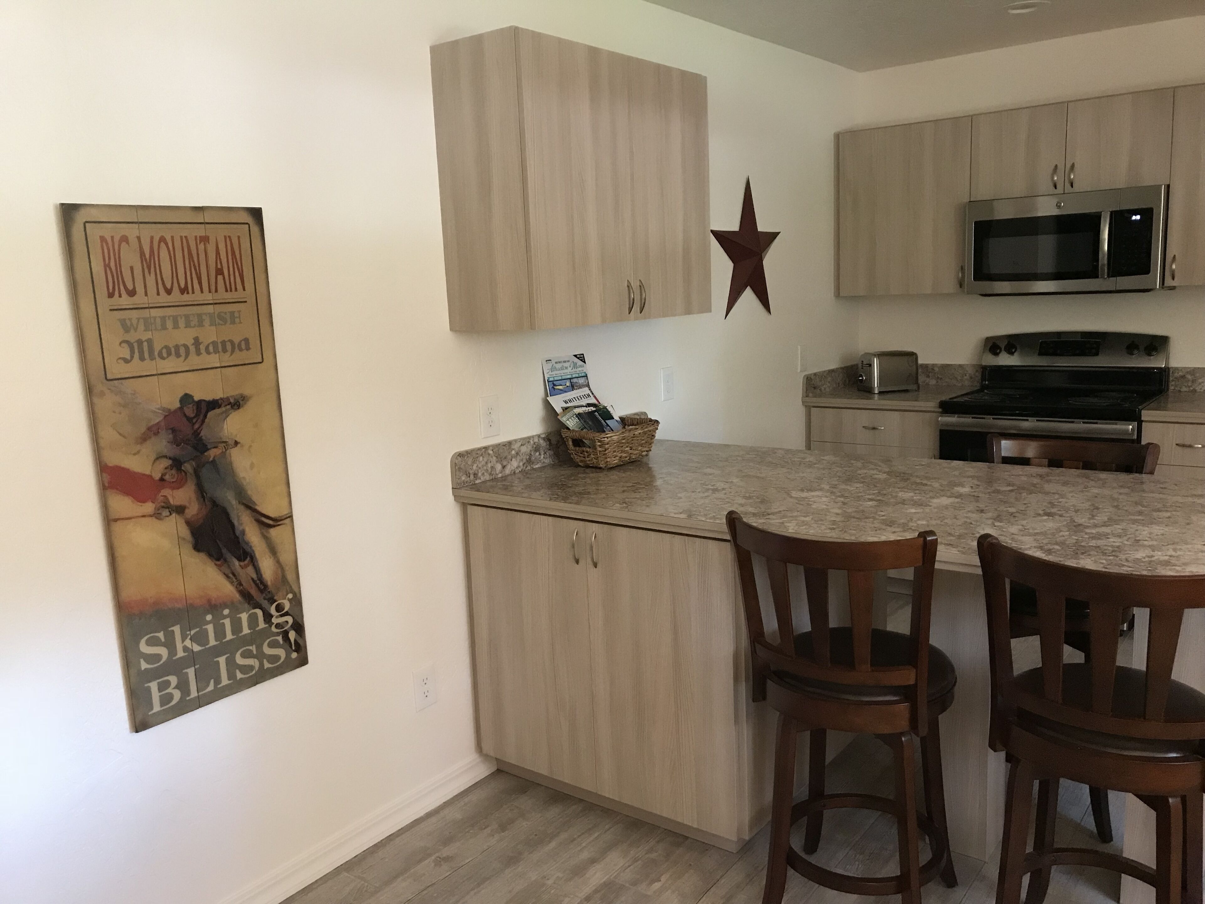 Walk out into the woods from this studio apartment located close to state lands.