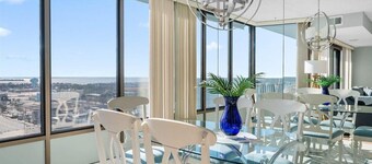 Fantastisk utsikt over Ocean City fra denne vakre havet foran bygningen