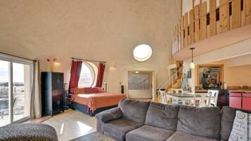 TV, DVD player, books