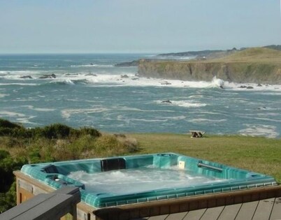 Panoramic WhiteWater Oceanfront CliffTop:Headlands/Cove/Ocean Vistas