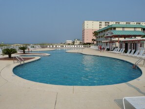 Indoor pool, outdoor pool - Beach Front condo with Amazing Views from Private Balcony (Gulf Shores)
