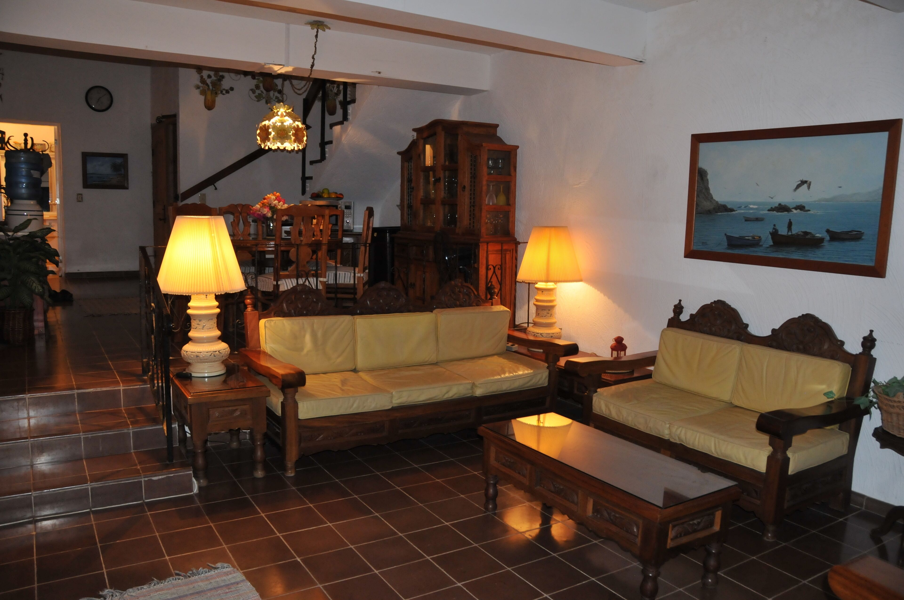 Pilar Beachfront, huge porch, palms, hear waves 24/7, 3BR & 1 BR Beach Condos