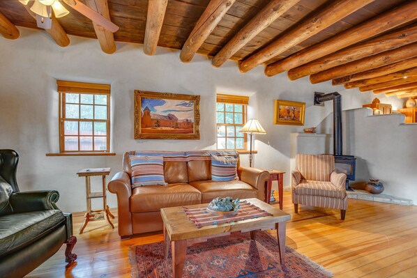 TV connectée, cheminée