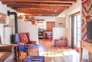 TV connectée, cheminée