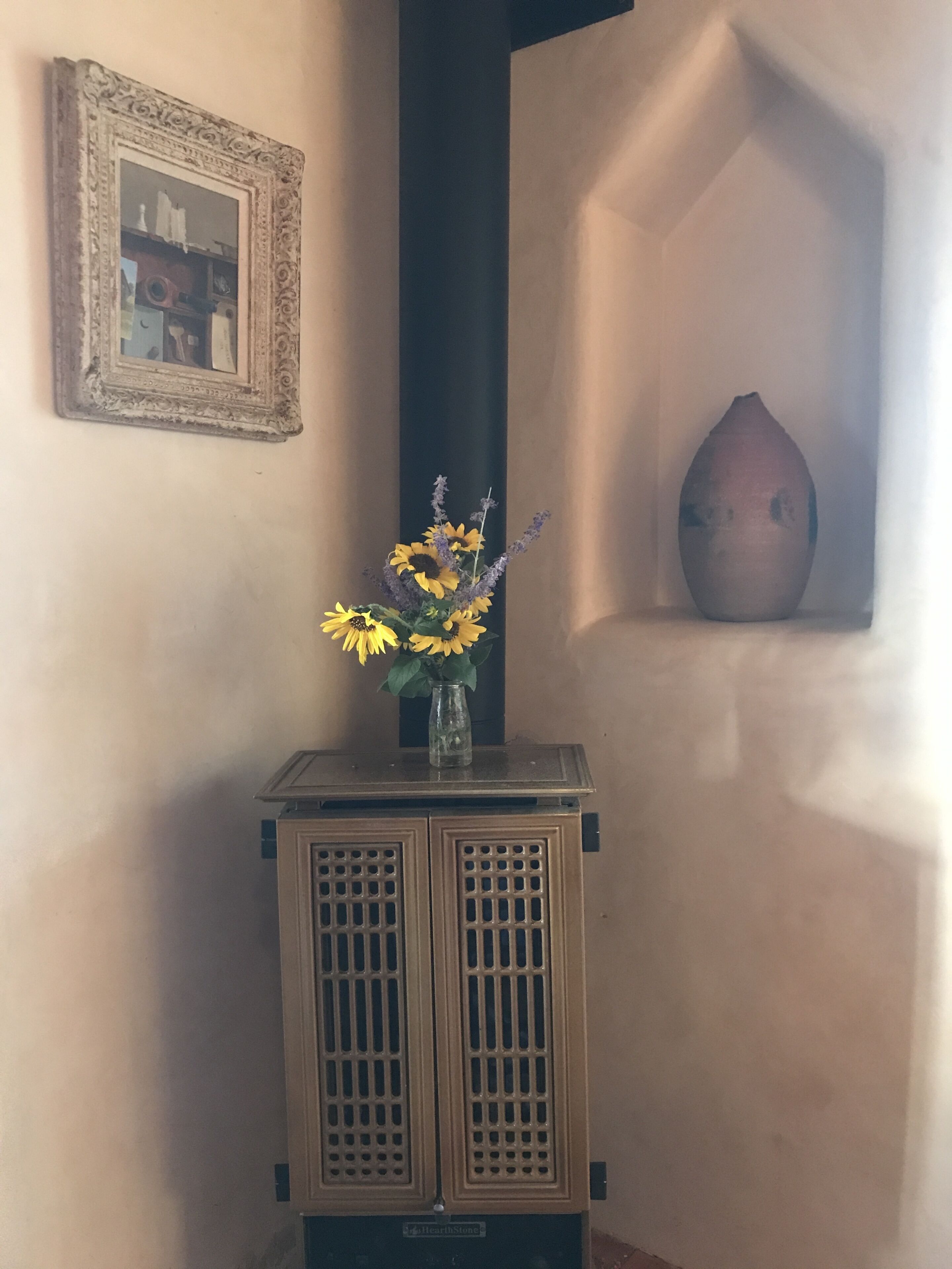 Efficient gas heater to warm winter nights