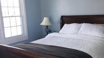 2 habitaciones, tabla de planchar con plancha, wifi y ropa de cama