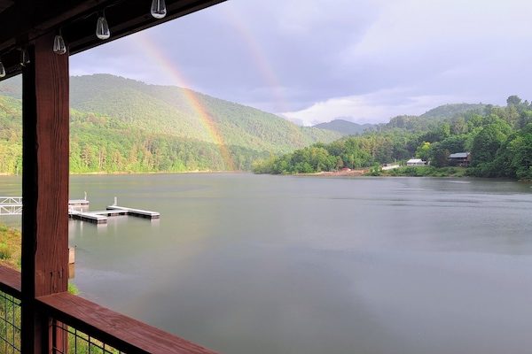 Relaxing on deck after rain - lucky shot