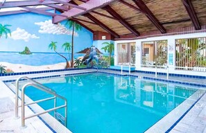 Indoor pool, outdoor pool