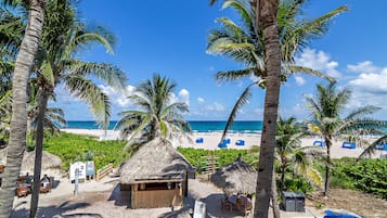 Accommodatie ligt op het strand