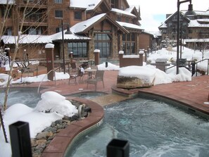 Indoor pool, a heated pool