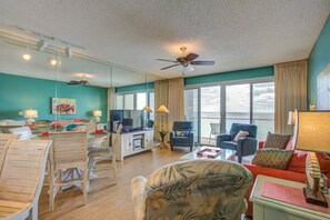 Smart TV, DVD player, books