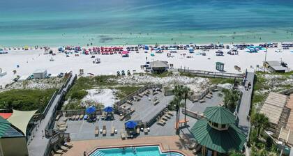 Luxury south facing Studio with 5th Floor Gulf Views and Tram at Luau in Sandestin