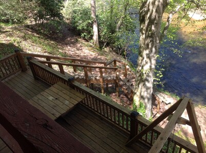 Log Cabin on the Toccoa River Northeast Georgia Mountains