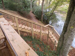 Property grounds - Log Cabin on the Toccoa River Northeast Georgia Mountains (Blue Ridge)