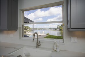 Blick von der Unterkunft