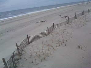Beach nearby, sun loungers, beach towels