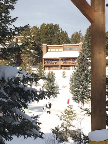 View of Condo building from Snowflake chair