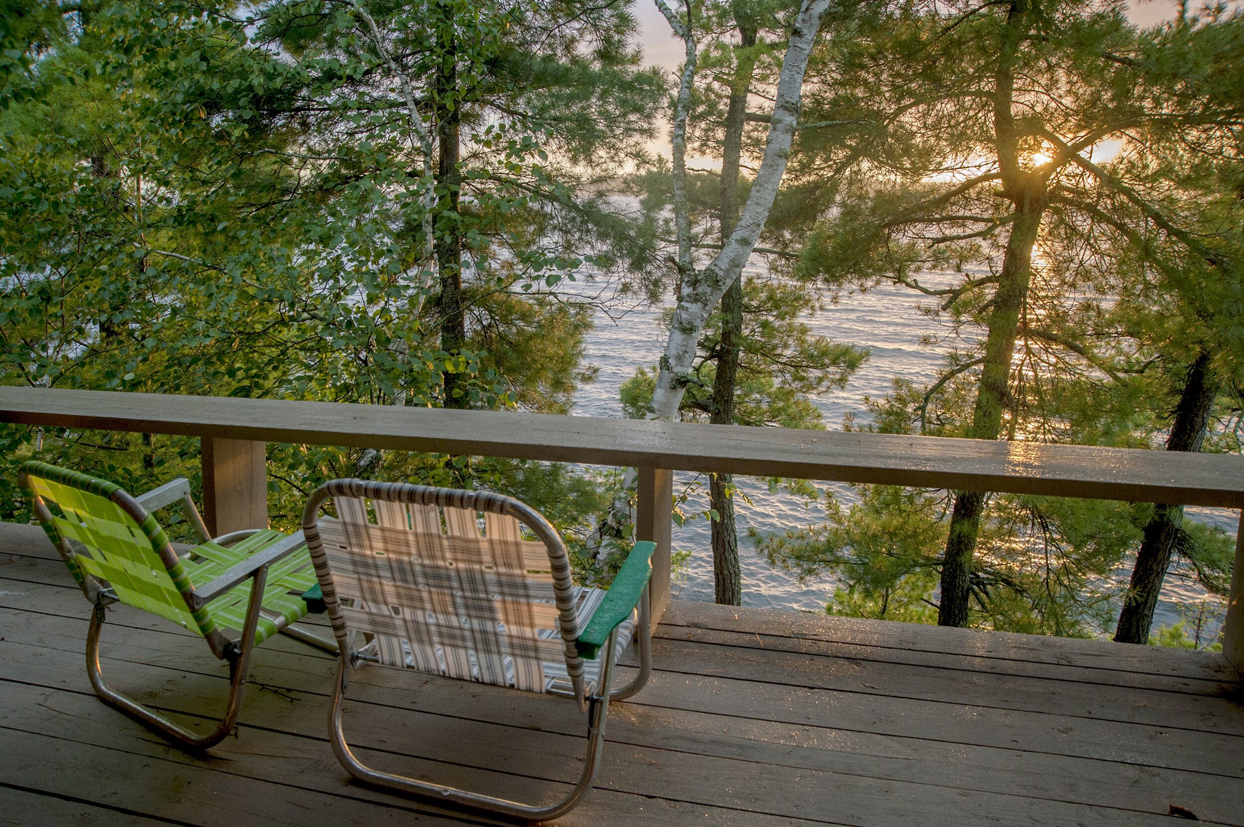View from the upstairs bedroom deck
