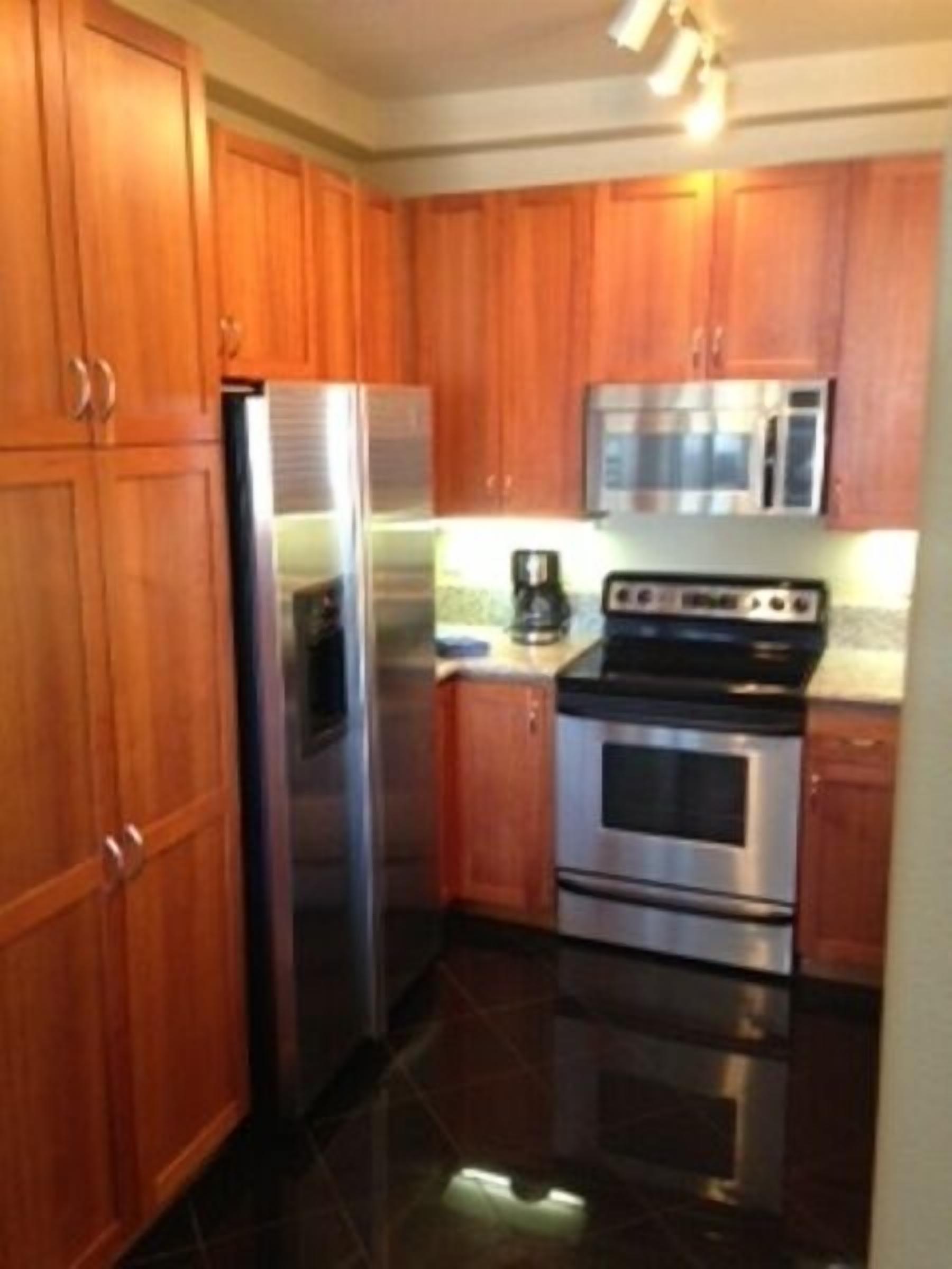 fully stocked condo with two balconies