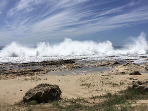 Sun-loungers, beach towels