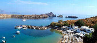 Villa de luxe avec vue imprenable sur la mer, près de Lindos