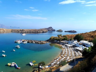 Beautiful Villa with Stunning Unlimited Sea Views, close to Lindos