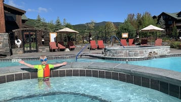 Indoor pool, outdoor pool