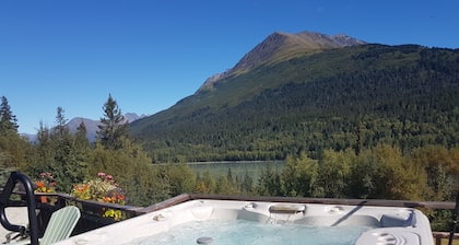 Private Awesome View W / Whirlpool, Wi-Fi, Cell-Alaska: Direkt aus den Fenstern