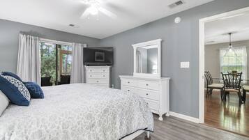 3 chambres, fer et planche Ă repasser, Wi-Fi, draps fournis