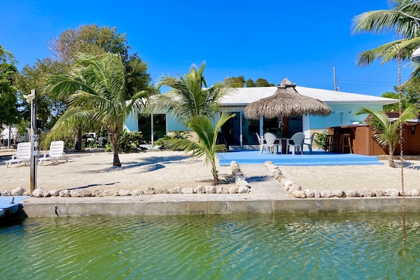 There's plenty of space to call your own in our large canal-front back yard!