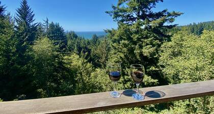 Mukautettu mökki metsässä