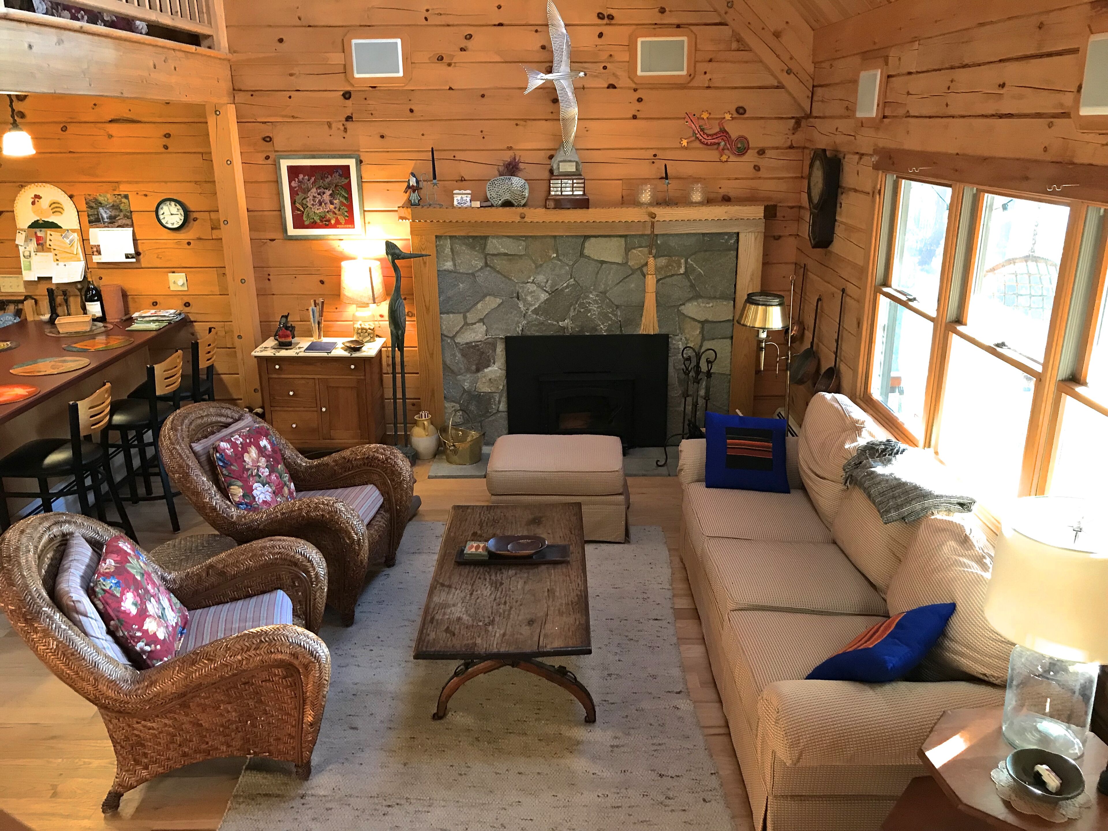 Beautiful four season lakeside log home close to all Berkshires attractions.