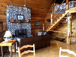 TV, fireplace, video games, DVD player